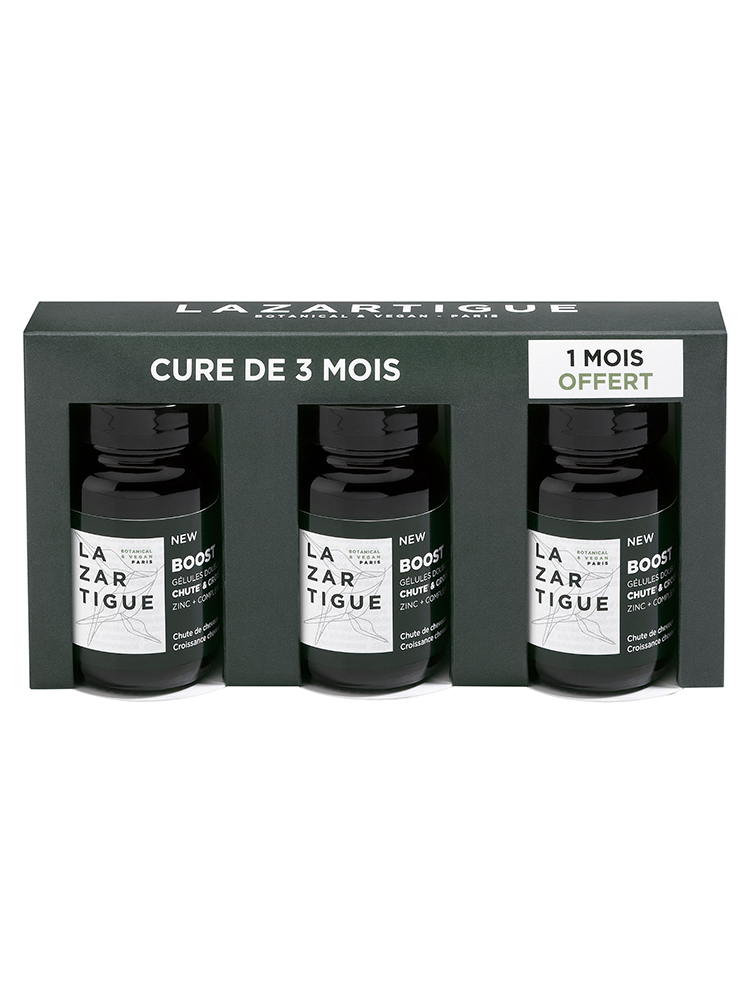 Lazartigue Cure de 3 Mois Complément Alimentaire Boost Croissance Cheveux